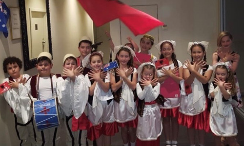 Sharing Albanian traditions with the next generation.
